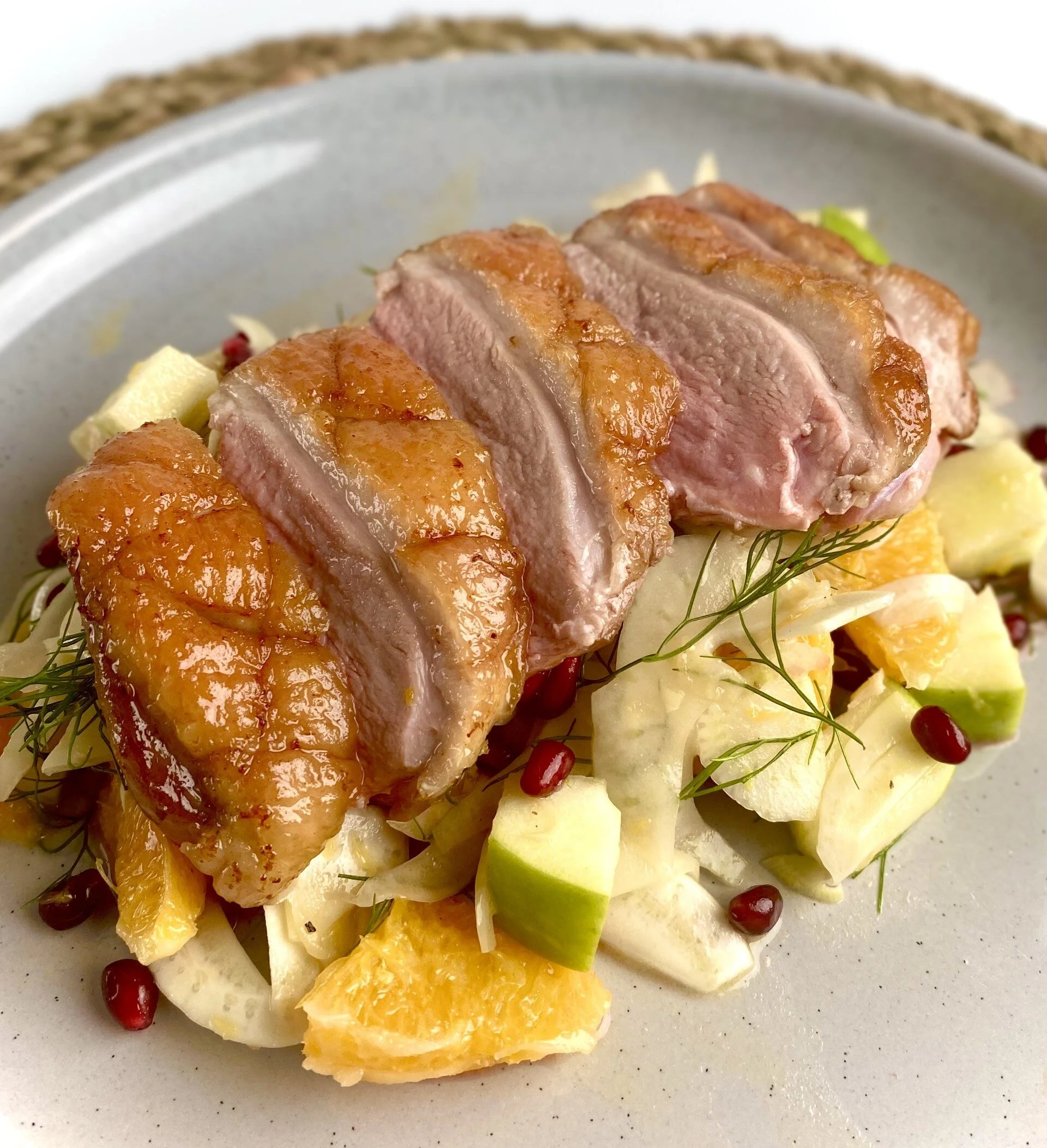 Duck Salad with Fennel and Orange