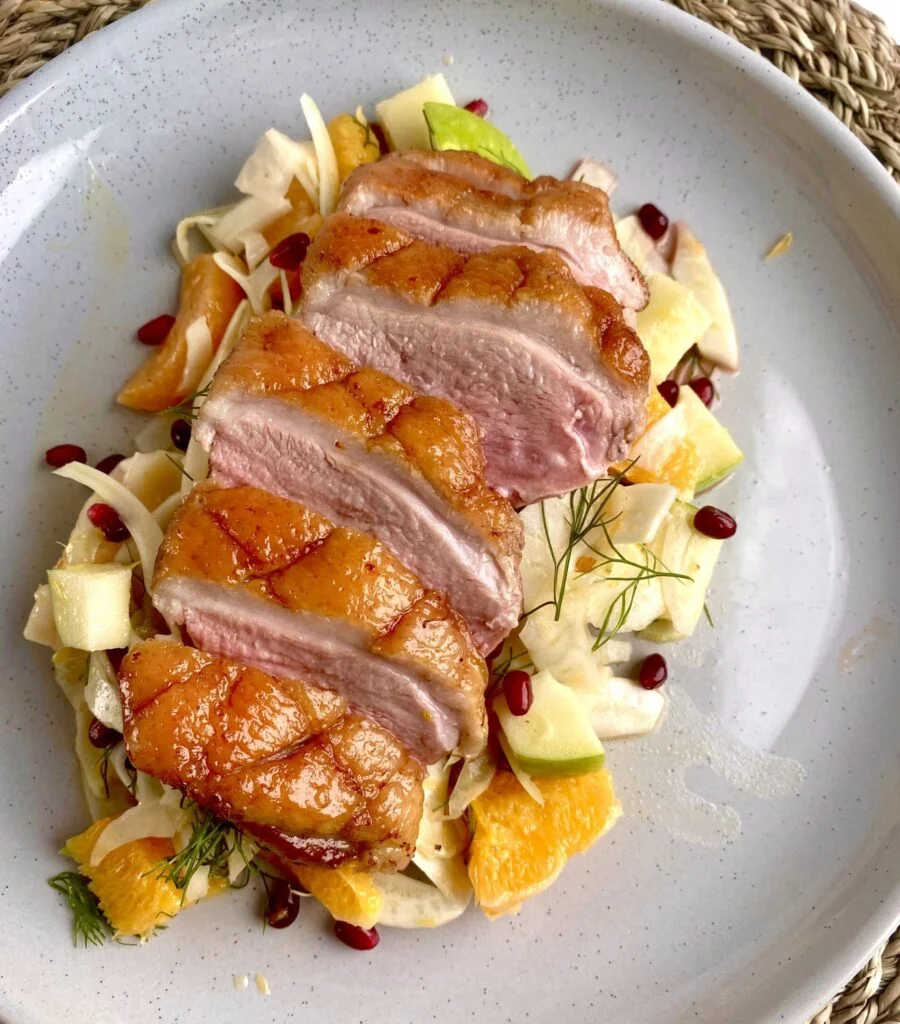Duck Salad with Fennel and Orange