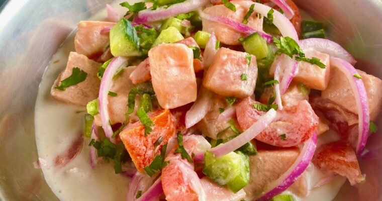 Salmon Ceviche with Coconut (Salmon Kokoda)