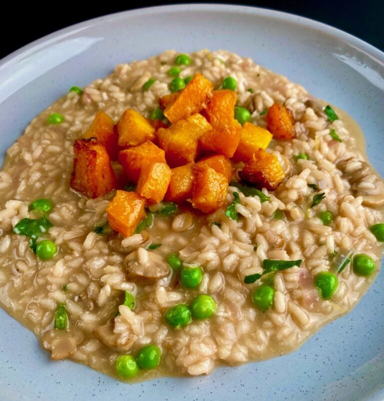 Butternut Squash and Mushroom Risotto