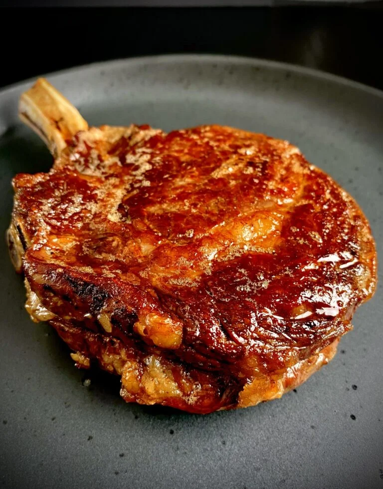 Reverse Seared Ribeye Steak