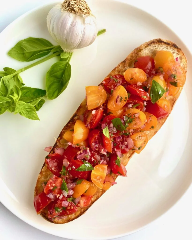 Classic Bruschetta top down