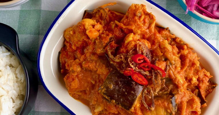 Cauliflower and Eggplant Curry