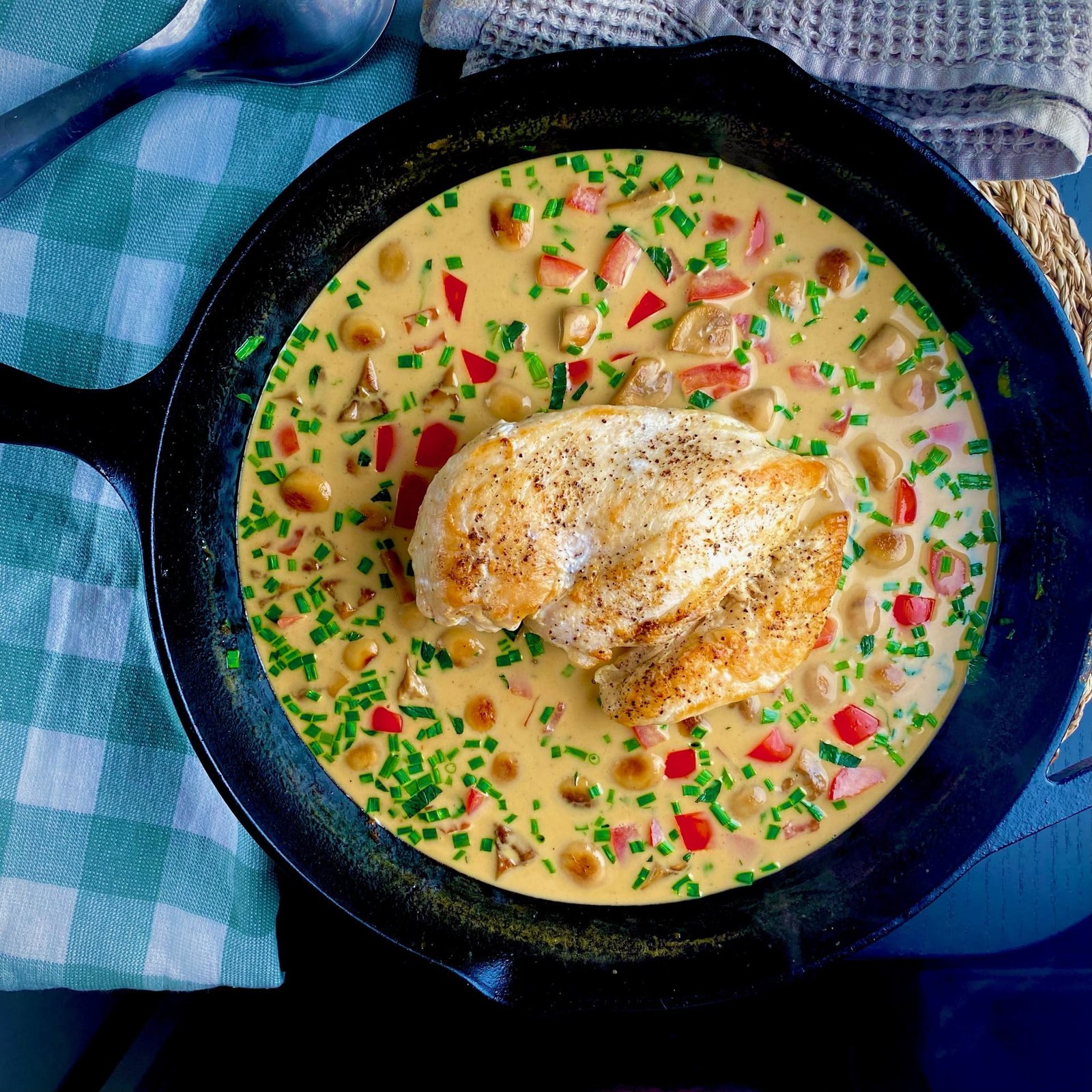Cast Iron Creamy Chicken