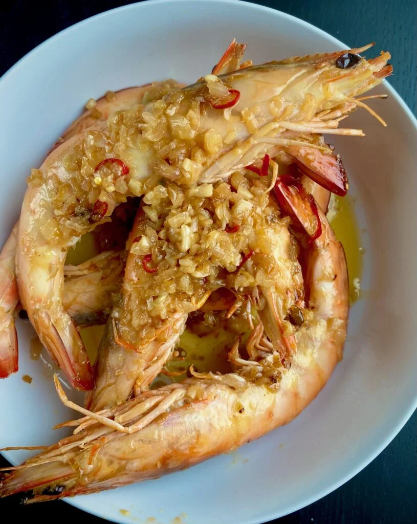 Peel and Eat Shrimp top down