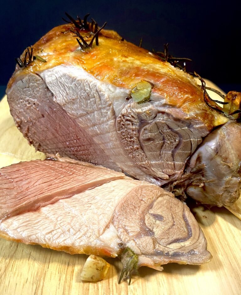 Roast Lamb Shoulder Carved