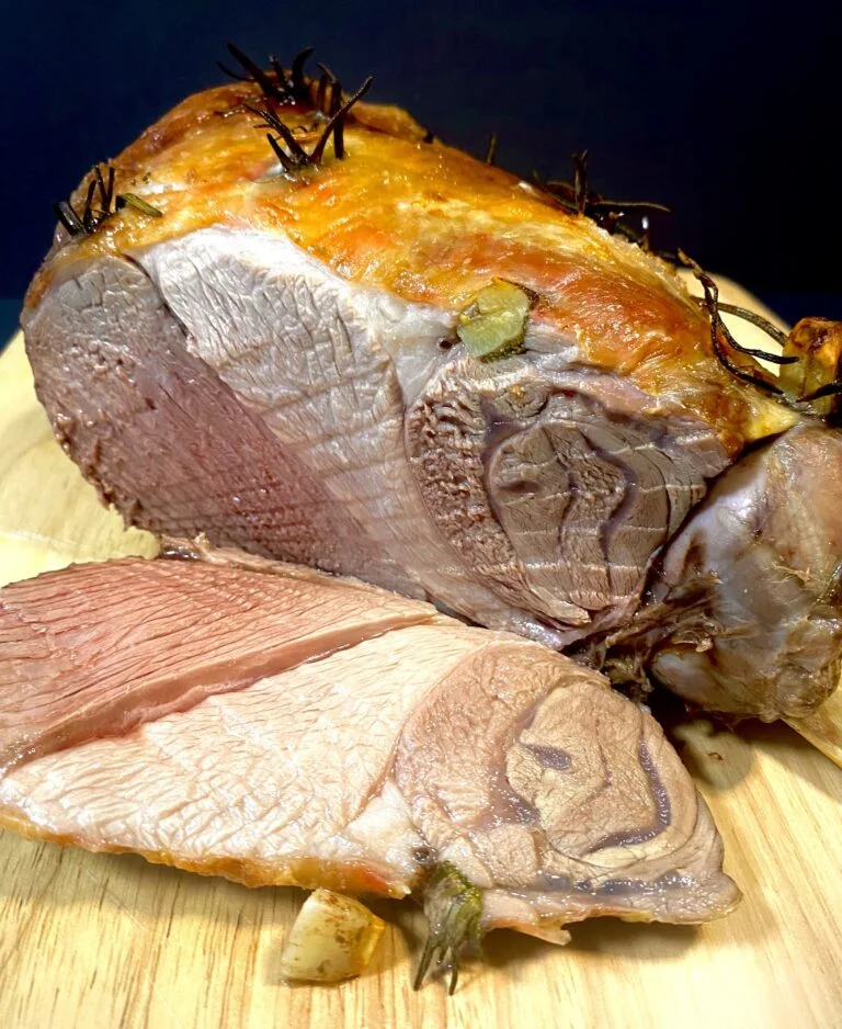 Roast Lamb Shoulder Carved