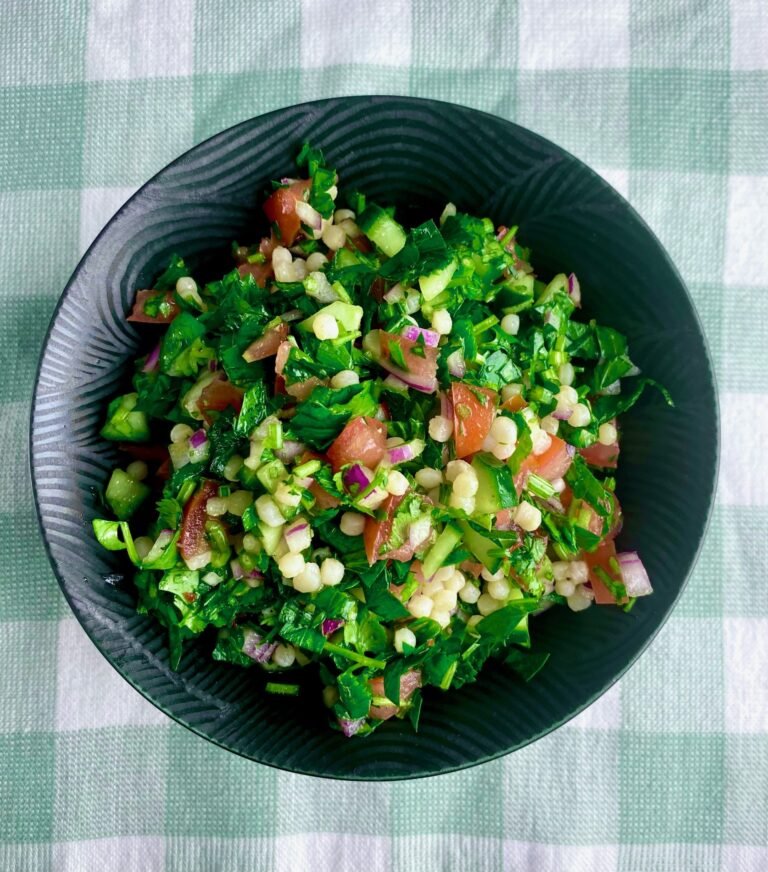 Tabbouleh Salad with Couscous top down