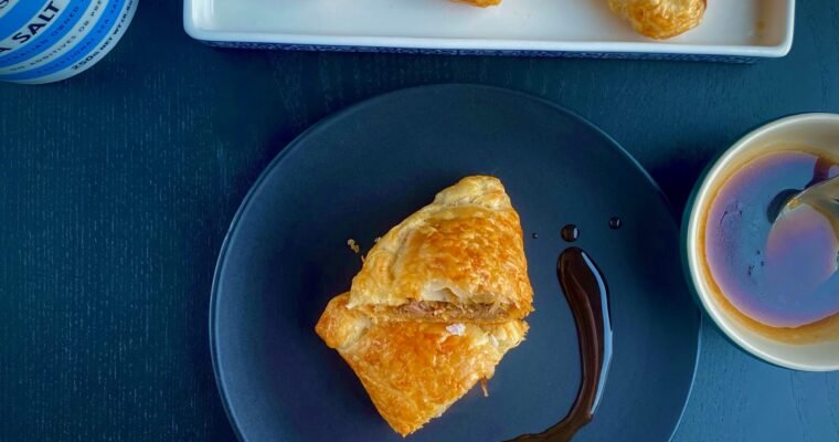 Lamb Empanadas with Sweet Sherry Sauce