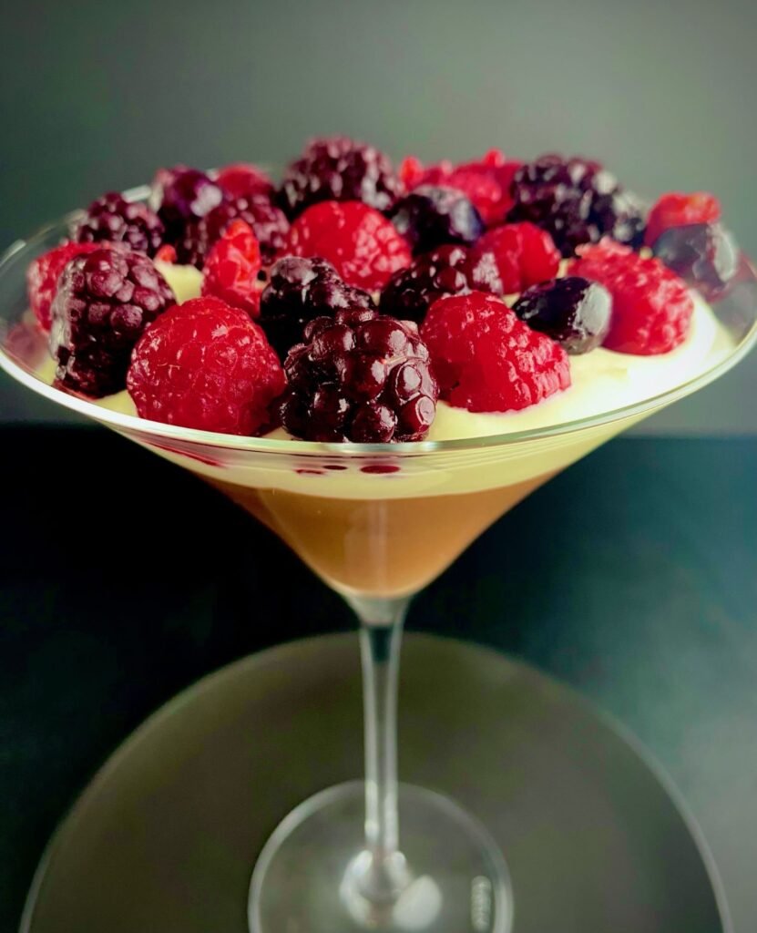 No Egg Chocolate Mousse decorations
