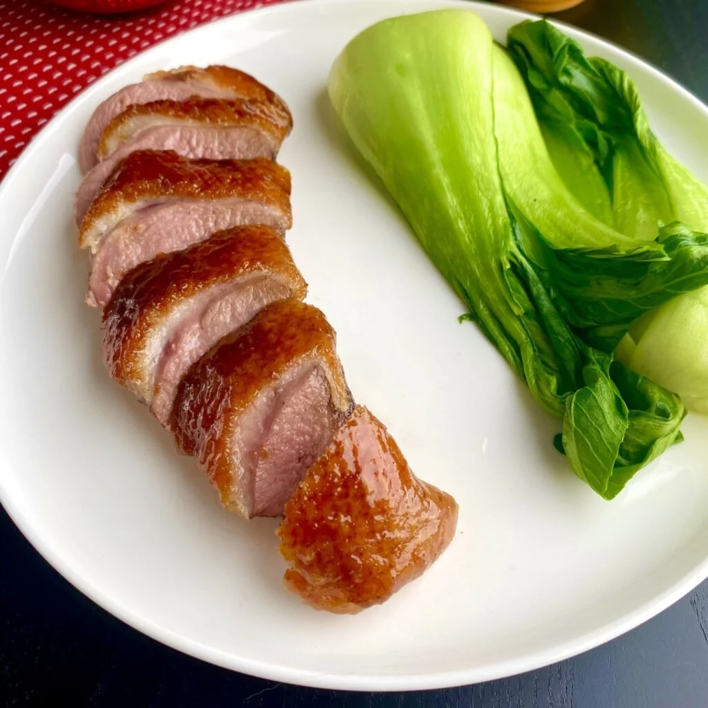 Chinese 5 Spice Duck with Bok Choy