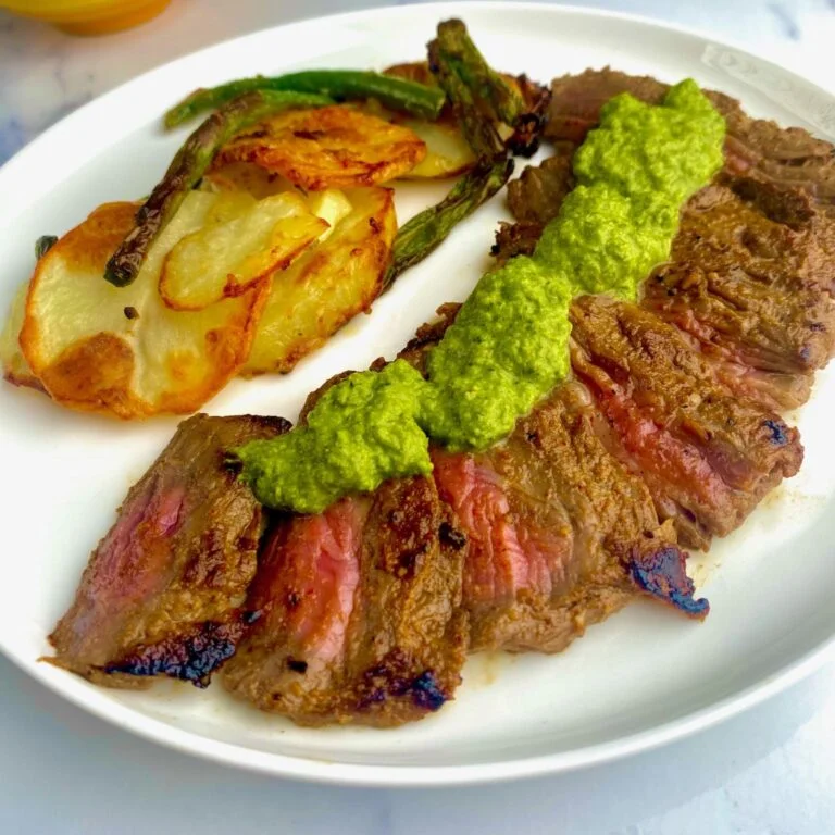 Skirt Steak with Chimichurri Sauce