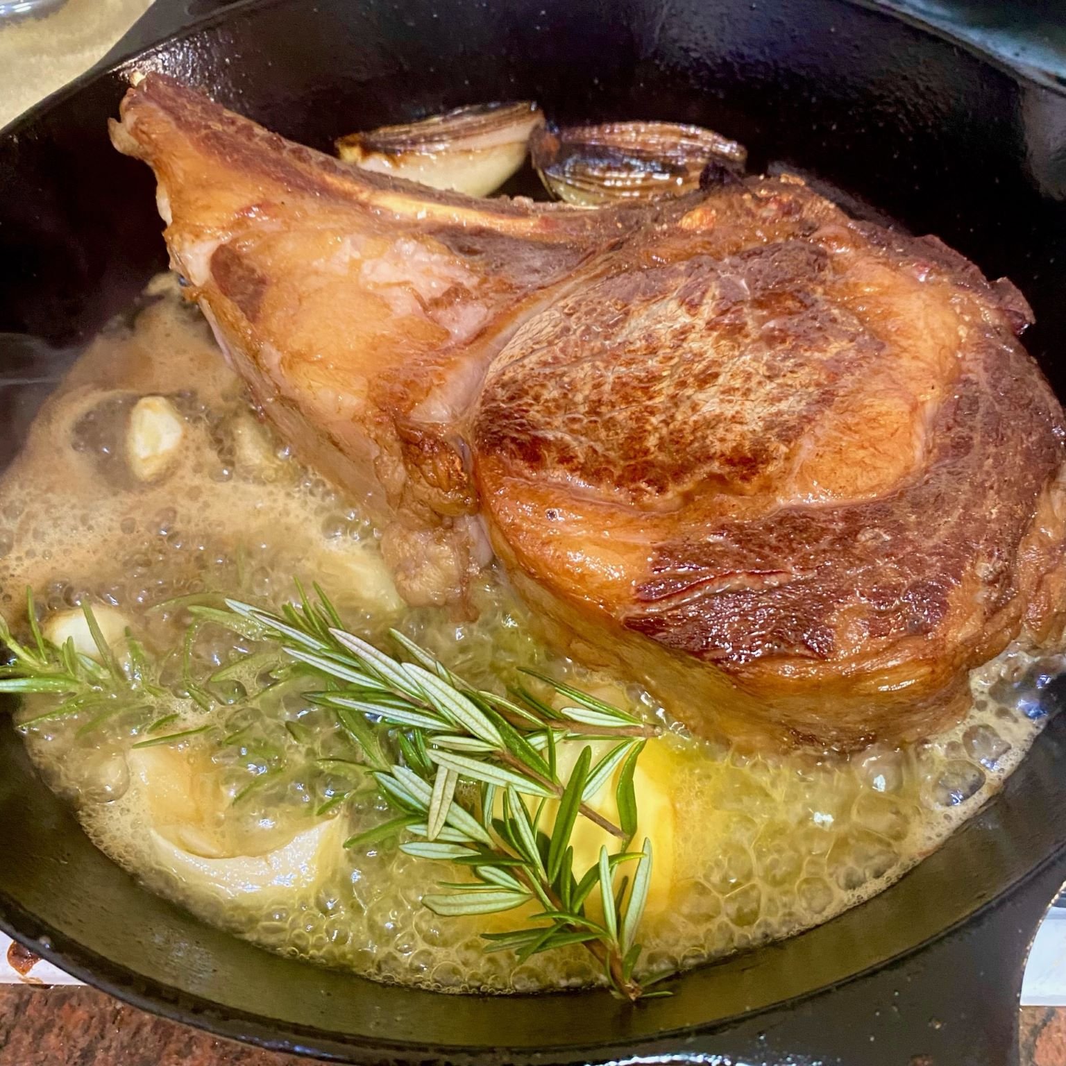 Cast Iron Angus Ribeye Steak Recipe