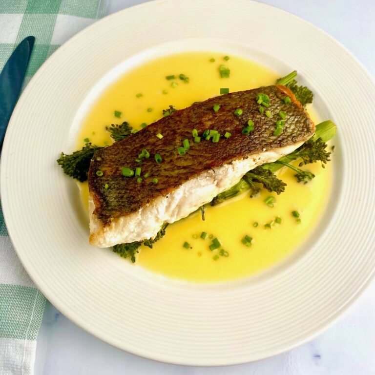 Pan Fried Cod with Butter Sauce
