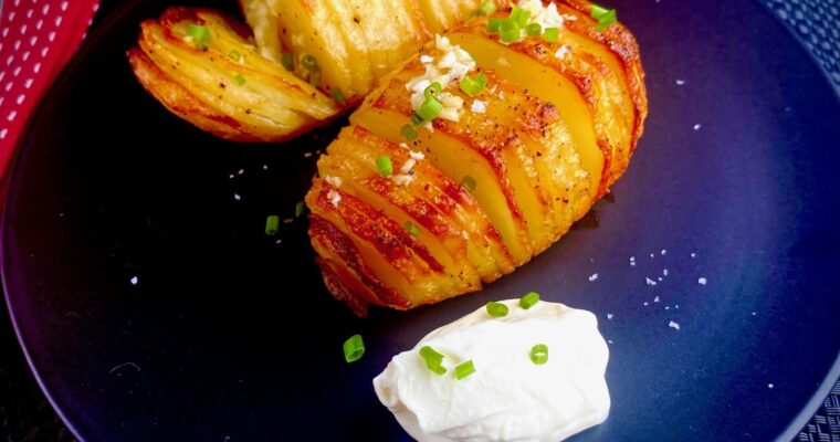 Crispy Hasselback Potatoes