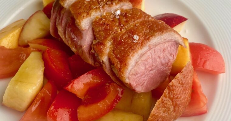 Duck and Nectarine Salad