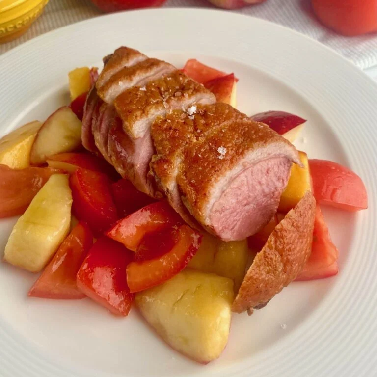 Duck and Nectarine Salad