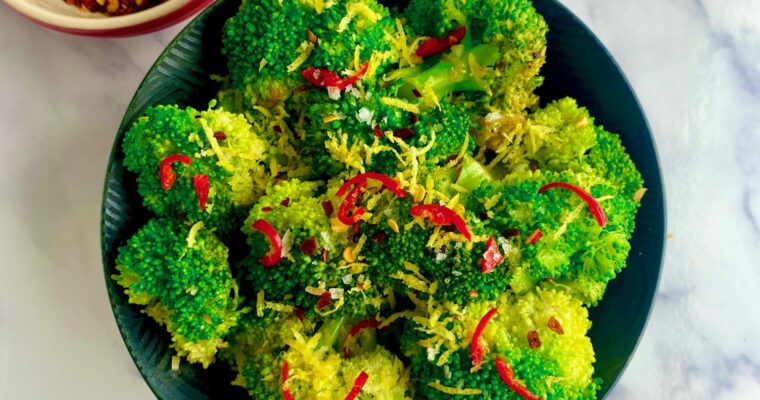 Garlic Lemon Broccoli with Chili