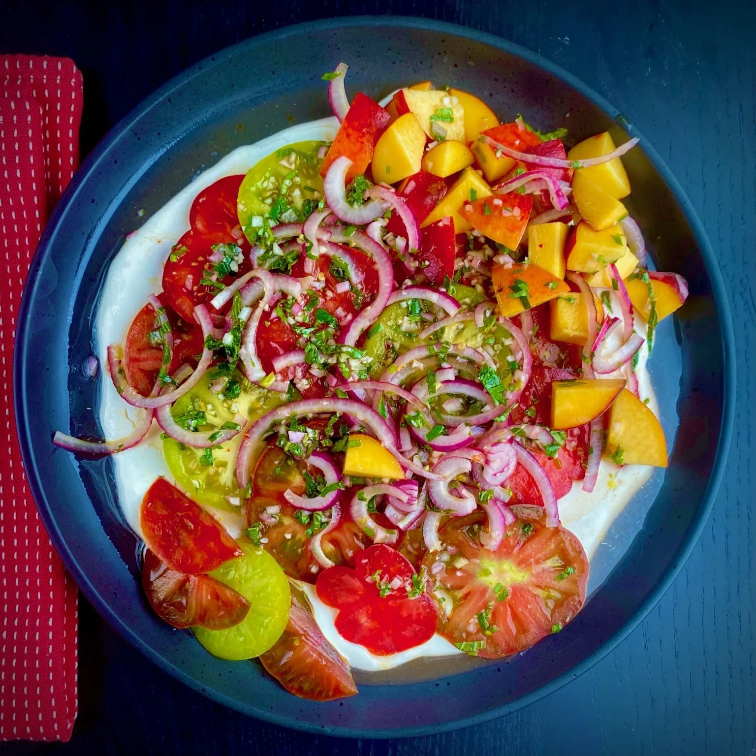 Heirloom Tomato and Stracciatella