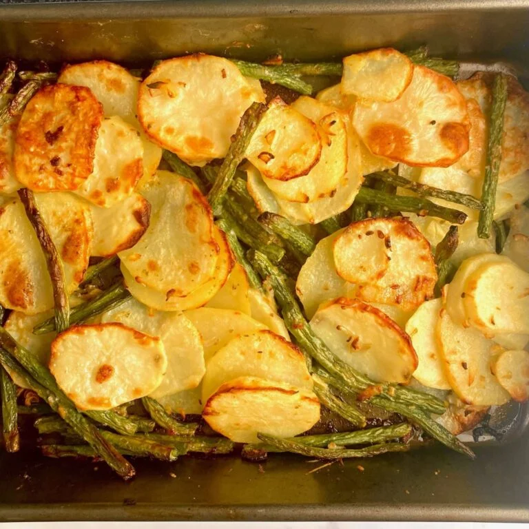 Sheet Pan Potatoes and Beans