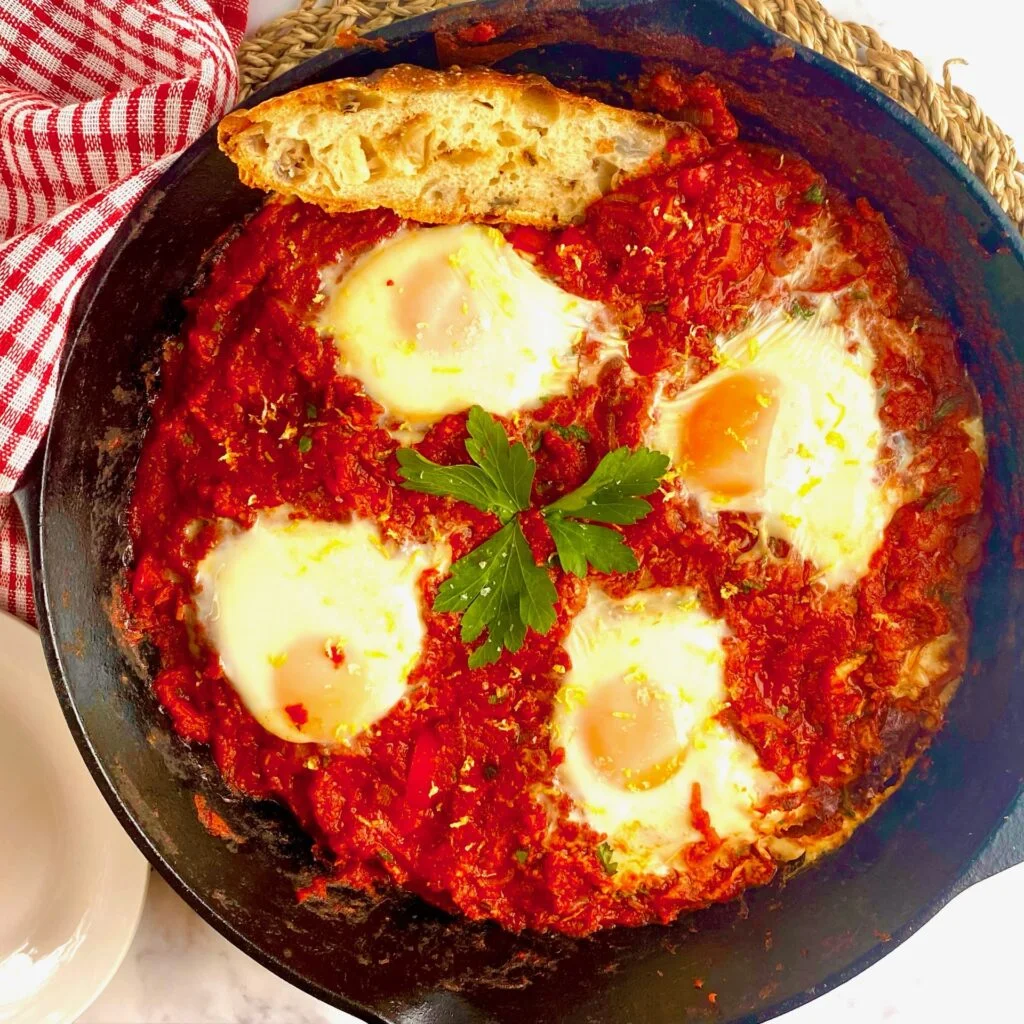 Weekly Meal Plan Jan 7 Harissa Shakshuka