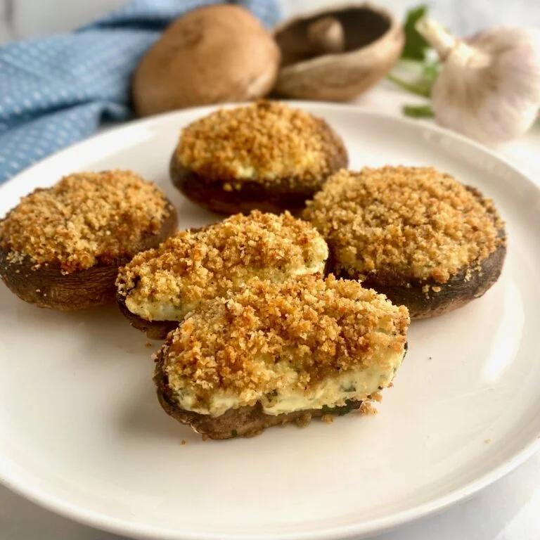 Stuffed Mushrooms with Cream Cheese and Garlic