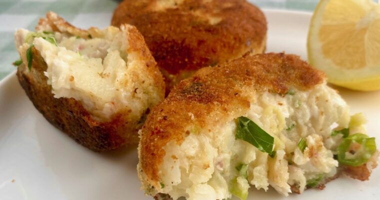 Cod Fish Cakes with Potatoes