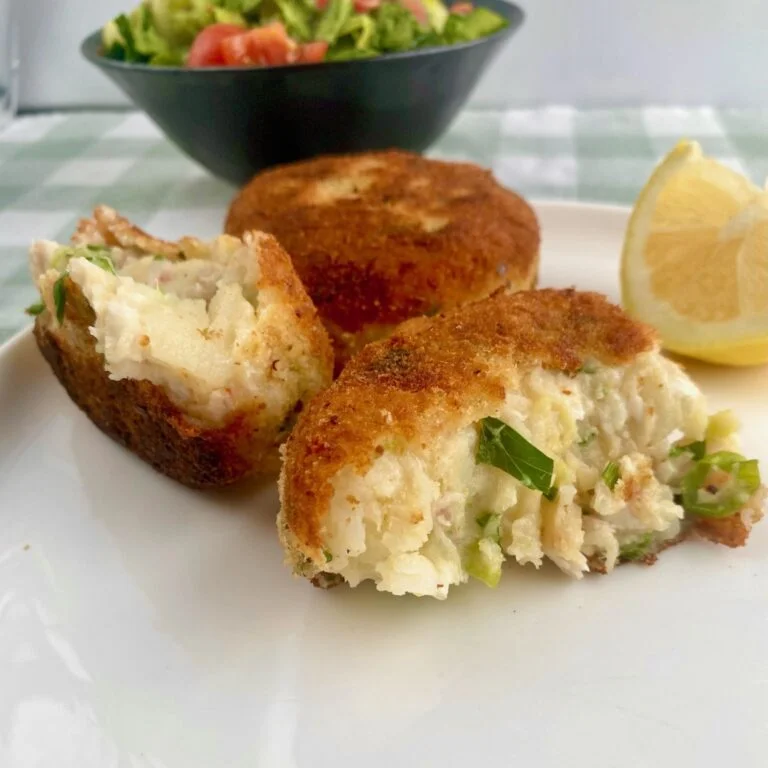 Cod Fish Cakes with Potatoes
