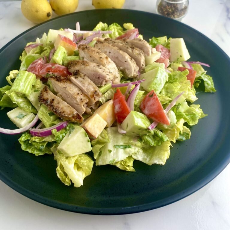 Creamy Lemon Pepper Chicken Salad