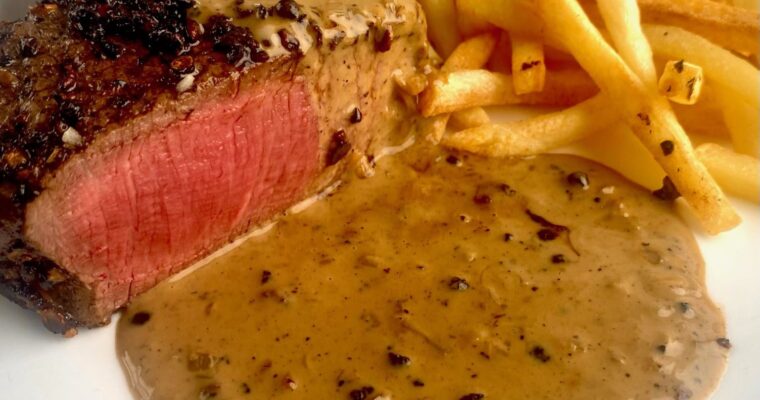 Filet au Poivre – Filet Steak in Peppercorn Sauce