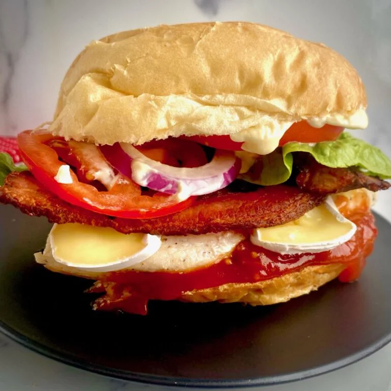 Homemade Bacon Backfire Burger