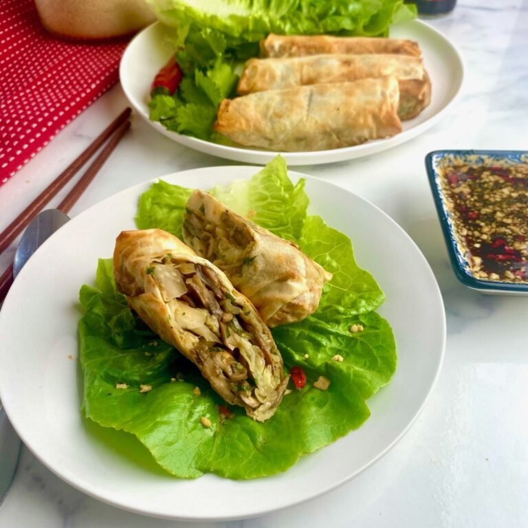 Air Fried Vegetable Spring Rolls