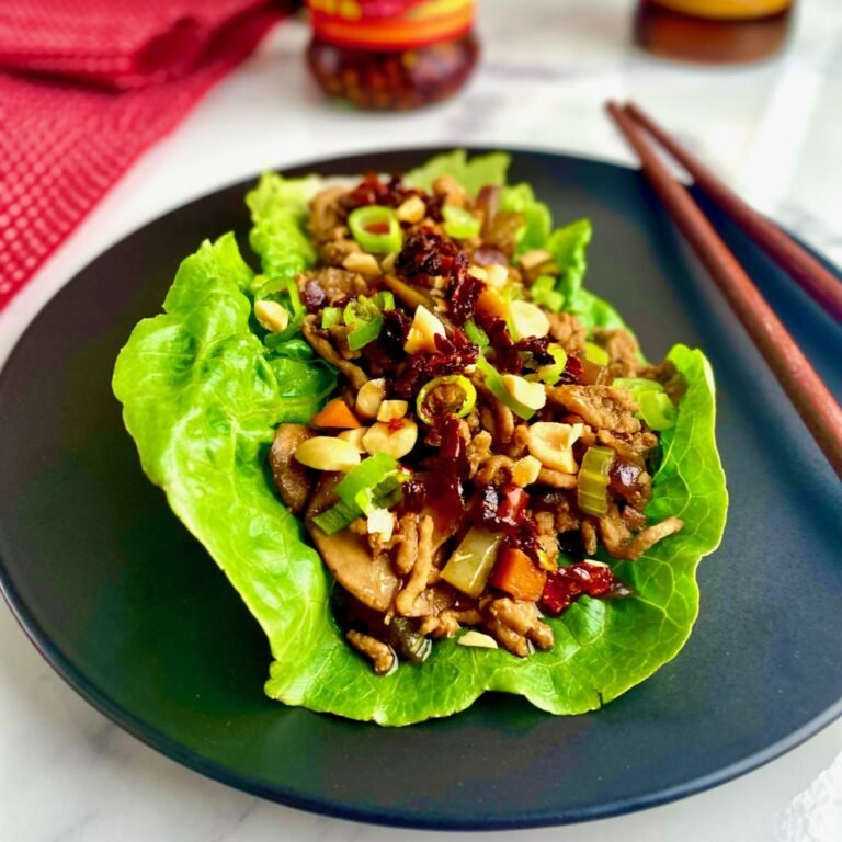 Asian Pork Lettuce Wraps