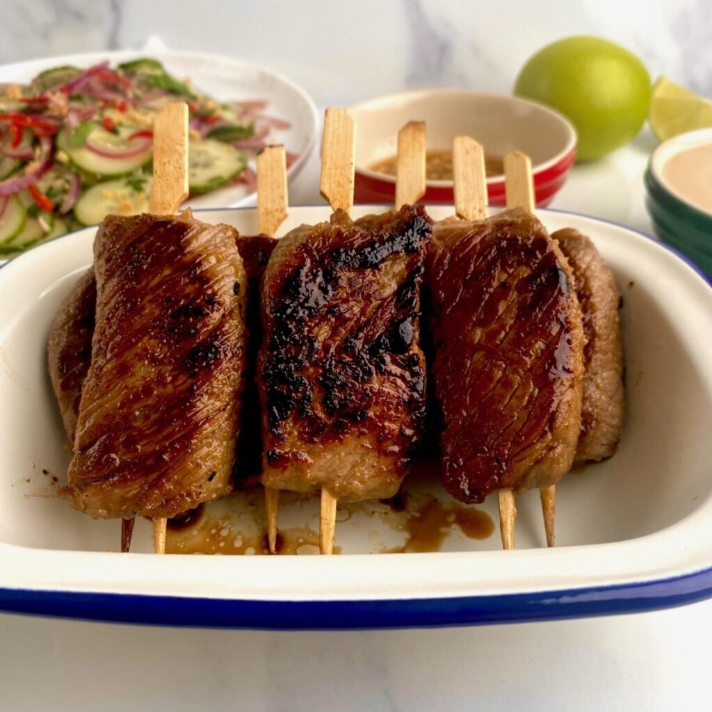 Beef Skewers cooked