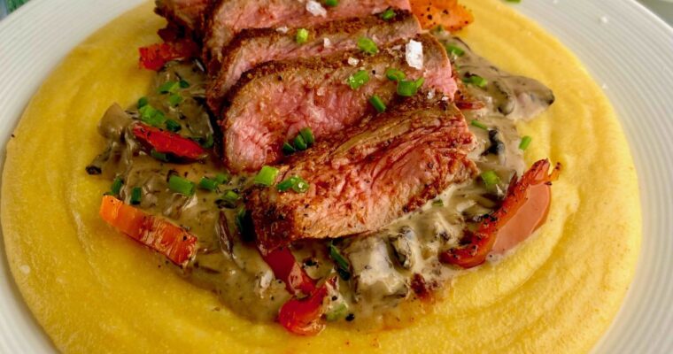 Cajun Steak and Grits