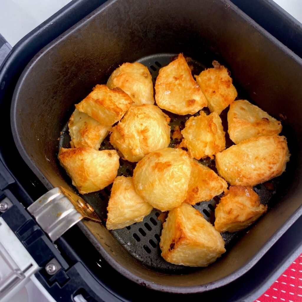Potatoes in Air Fryer Basket