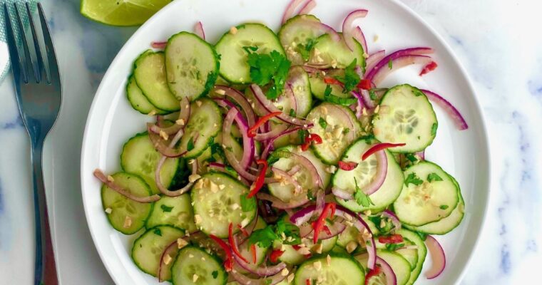 Easy Asian Cucumber Salad