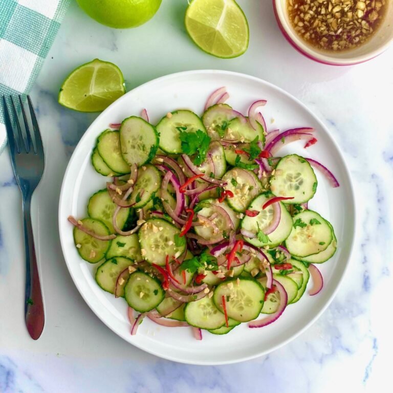 Easy Asian Cucumber Salad