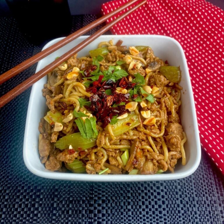 Pork Noodle Stir Fry