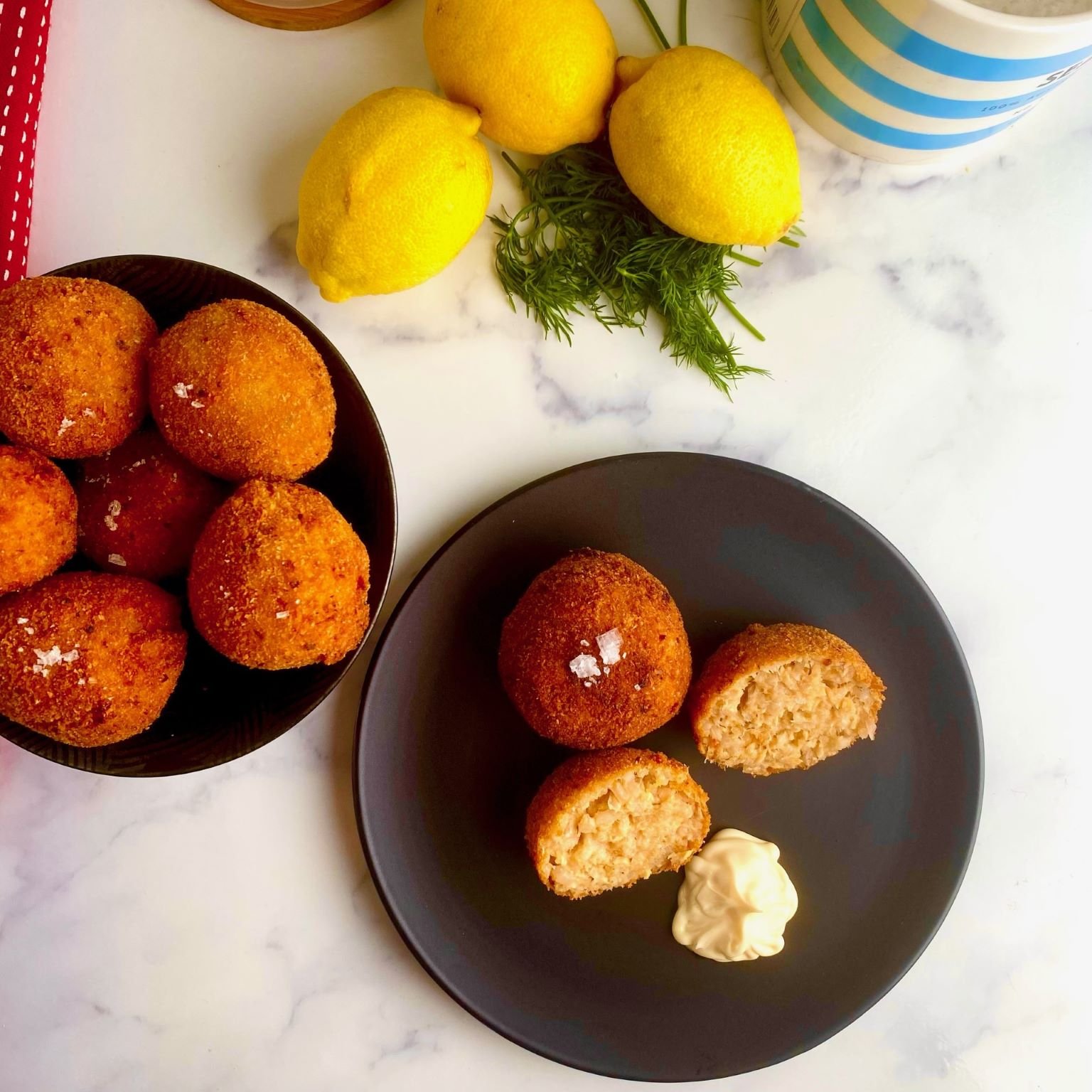 Salmon and Dill Rice Balls