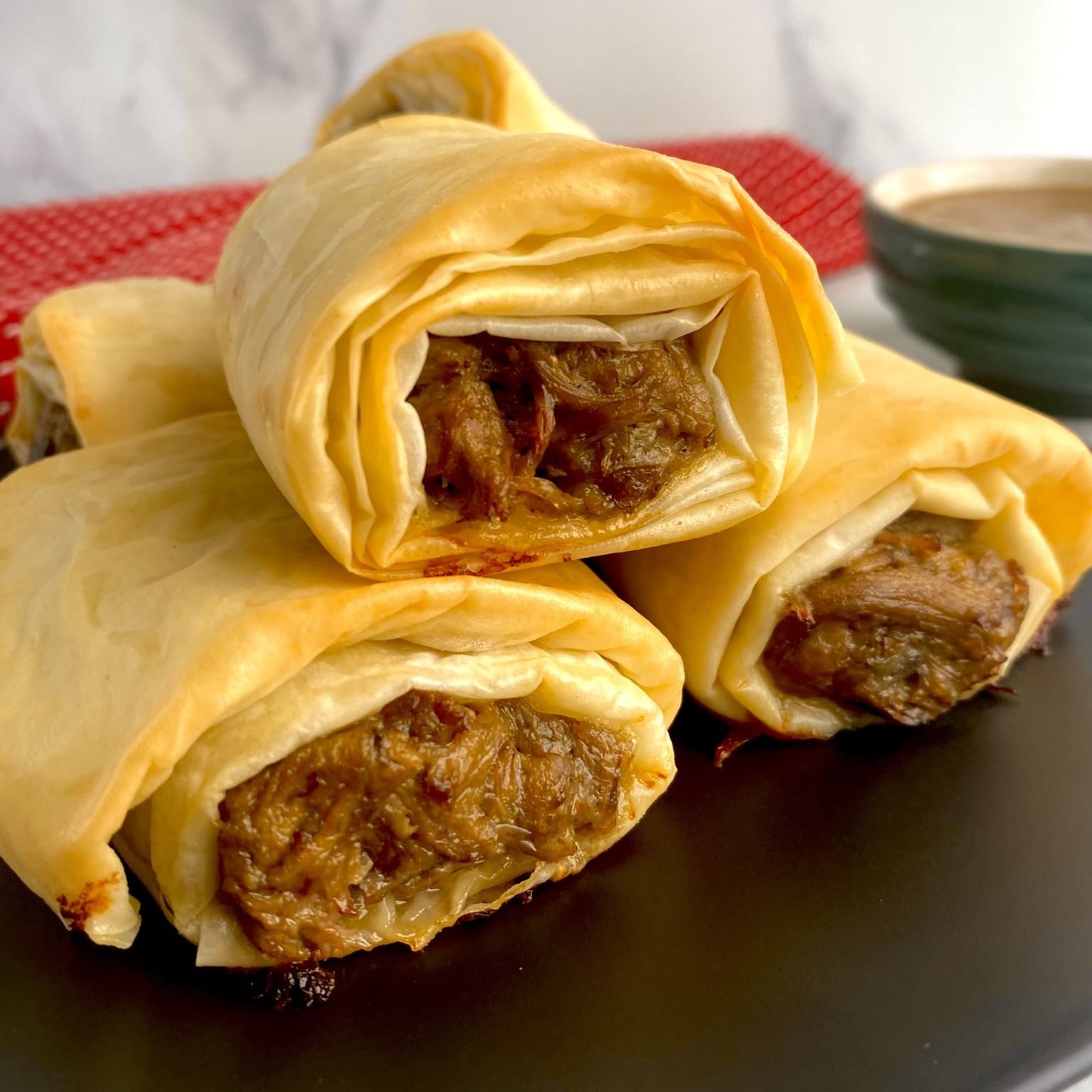 Filo Lamb Sausage Rolls