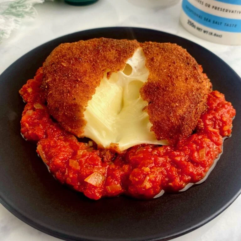 Fried Mozzarella with Marinara Sauce