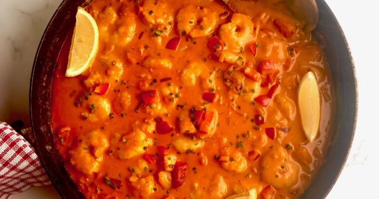 Garlic Butter Shrimp with Paprika