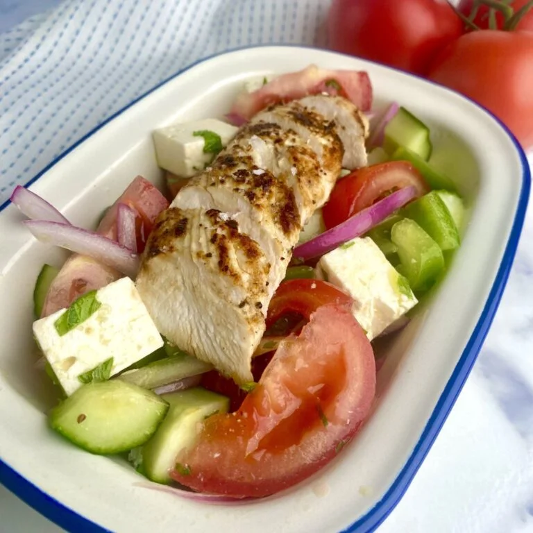 Greek Salad with Chicken