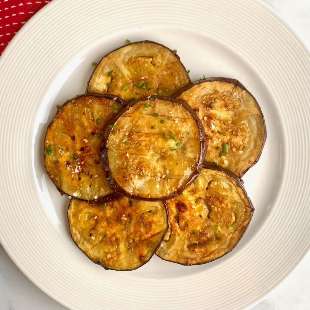 Roast Eggplant with Balsamic Vinegar
