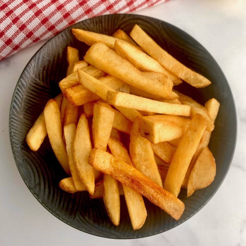 Beautiful Fries cooked with Deep Fryer