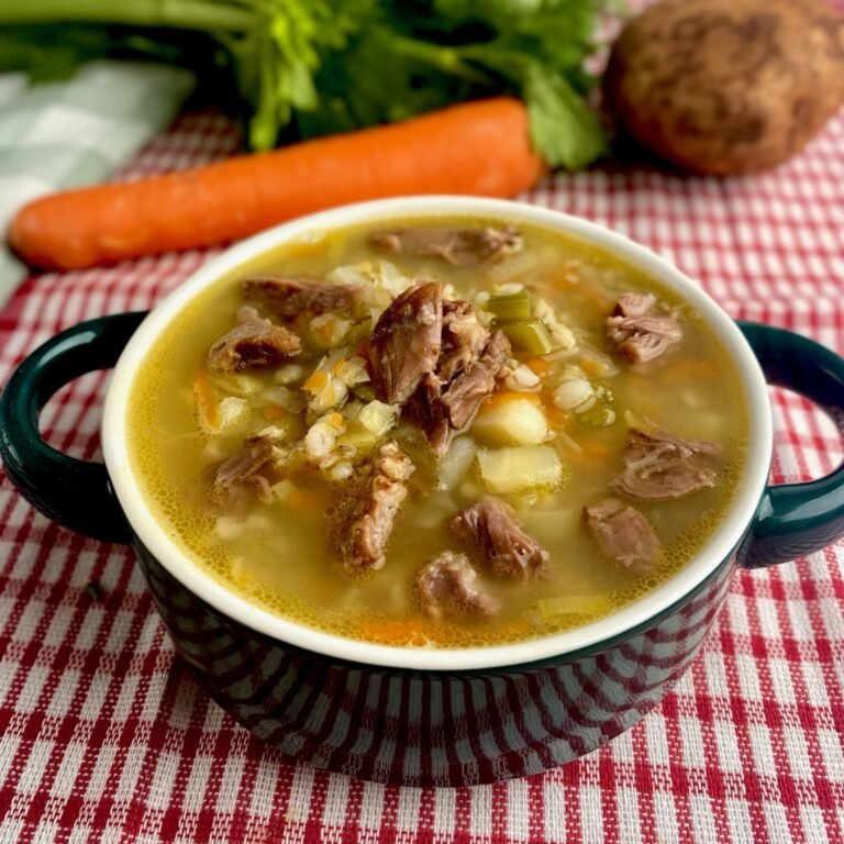 Beef and Barley Soup with Vegetables
