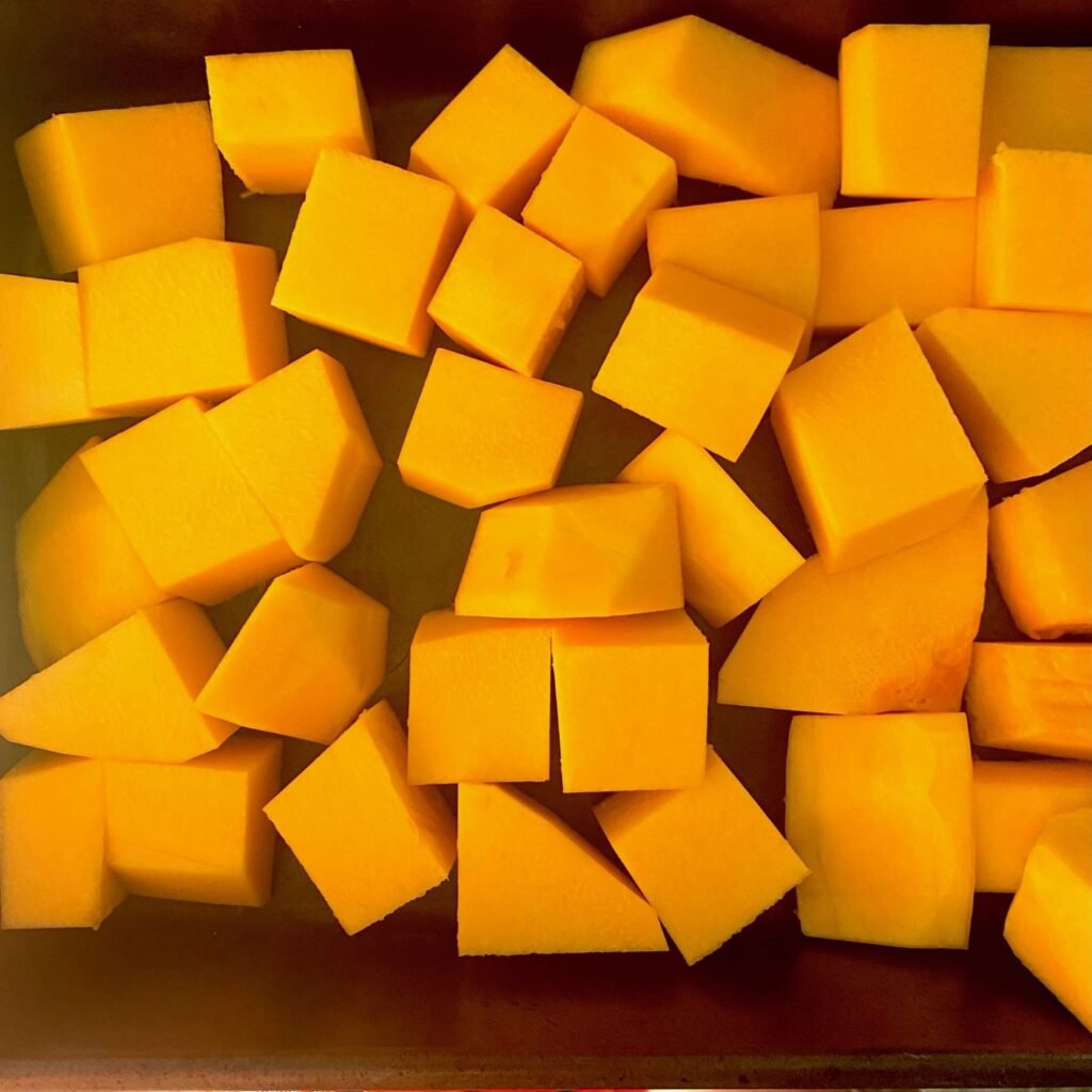 Butternut Squash cut into pieces