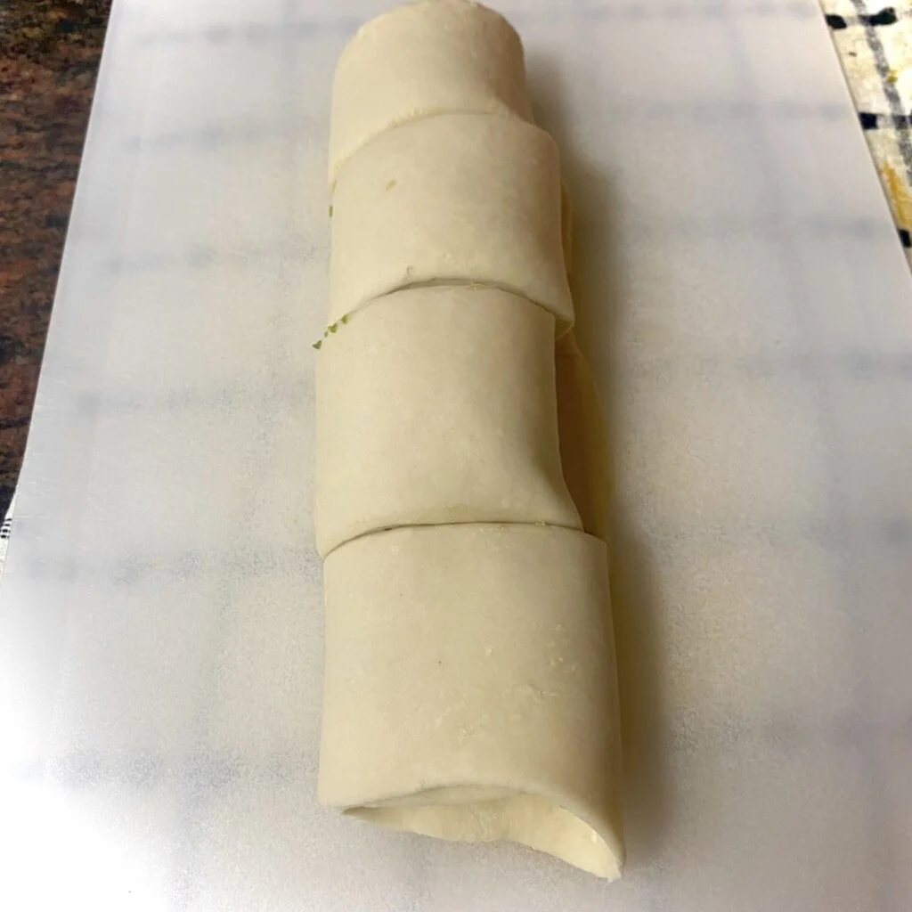 Scallion Pancakes dough rolling