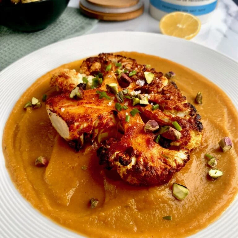 Harissa Roasted Cauliflower Steak